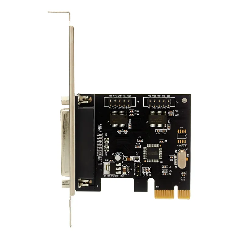 Контроллер ExeGate EXE-303 (PCI-E x1 v1.1, 2*COM port + 1*LPT, WinChipHead Chipset WCH382L)