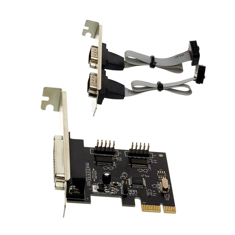 Контроллер ExeGate EXE-303 (PCI-E x1 v1.1, 2*COM port + 1*LPT, WinChipHead Chipset WCH382L)