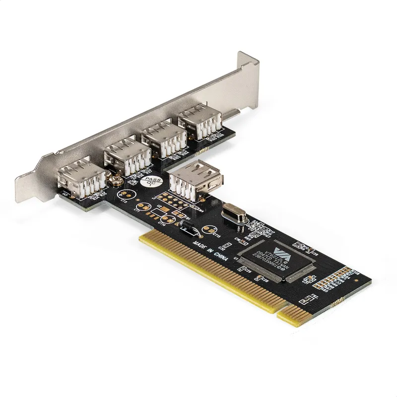 Контроллер ExeGate EXE-352 (PCI v2.2, 4*USB2.0 ext. + 1*USB2.0 int., VIA Labs Chipset VT6212L)