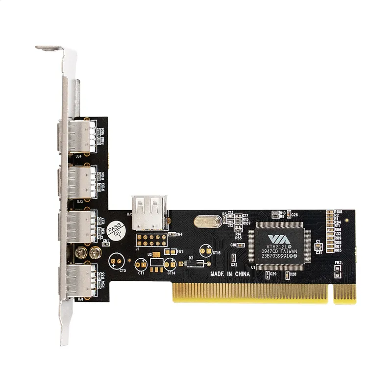 Контроллер ExeGate EXE-352 (PCI v2.2, 4*USB2.0 ext. + 1*USB2.0 int., VIA Labs Chipset VT6212L)