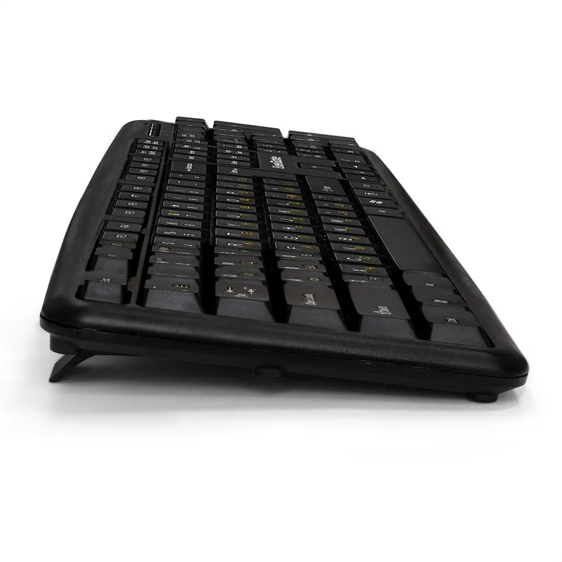 Комплект ExeGate Professional Standard Combo MK120 (клавиатура влагозащищенная 104кл. + мышь оптическая 1000dpi, 3 кнопки и колесо прокрутки, длина кабелей 1,5м; USB, черный, Color Box)