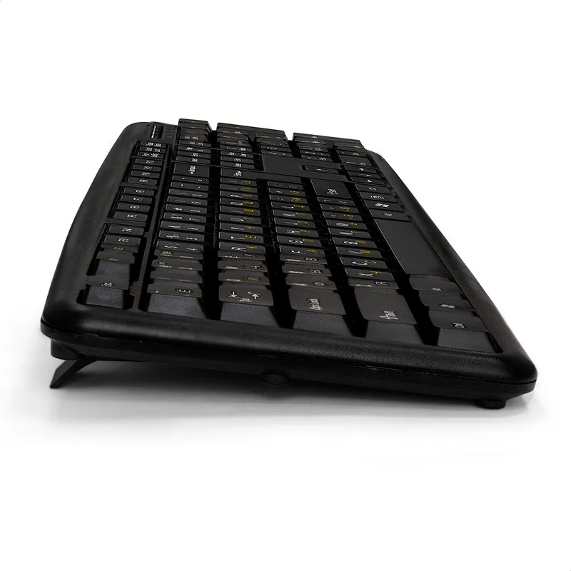 Комплект ExeGate Professional Standard Combo MK120-OEM (клавиатура влагозащищенная 104кл. + мышь оптическая 1000dpi, 3 кнопки и колесо прокрутки; USB, длина кабелей 1.5м, черный, brown box)