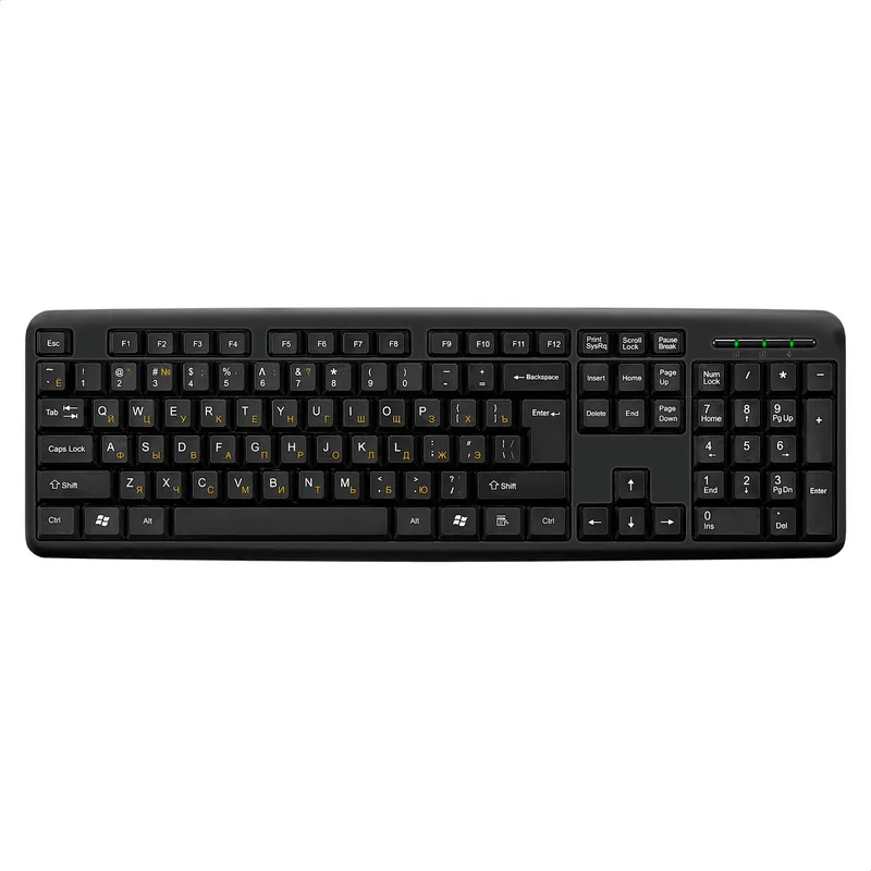 Комплект ExeGate Professional Standard Combo MK120-OEM (клавиатура влагозащищенная 104кл. + мышь оптическая 1000dpi, 3 кнопки и колесо прокрутки; USB, длина кабелей 1.5м, черный, brown box)