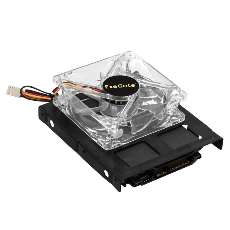 Салазки (переходник) ExeGate HD-22T3M для установки 2xHDD/SSD 2.5" в отсек 3.5" металлические
