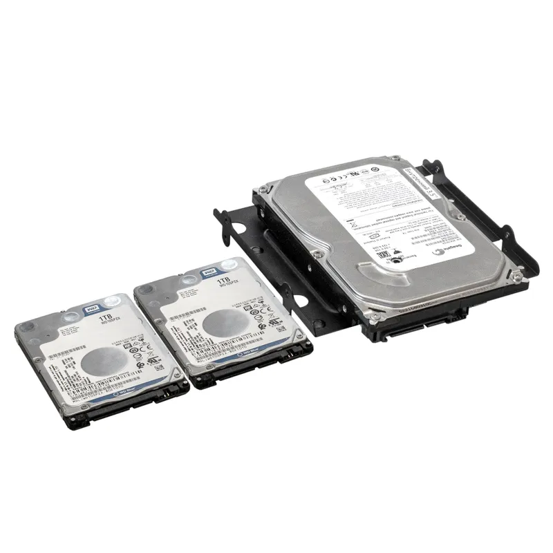 Салазки (переходник) ExeGate HD-MFT5M мультифункциональные для установки 4xHDD/SSD 2.5" или 2xHDD/SSD 2.5"+1xHDD 3.5" или 2xHDD/SSD 2.5"+внутренний устройство 3.5" в отсек 5.25" металлические