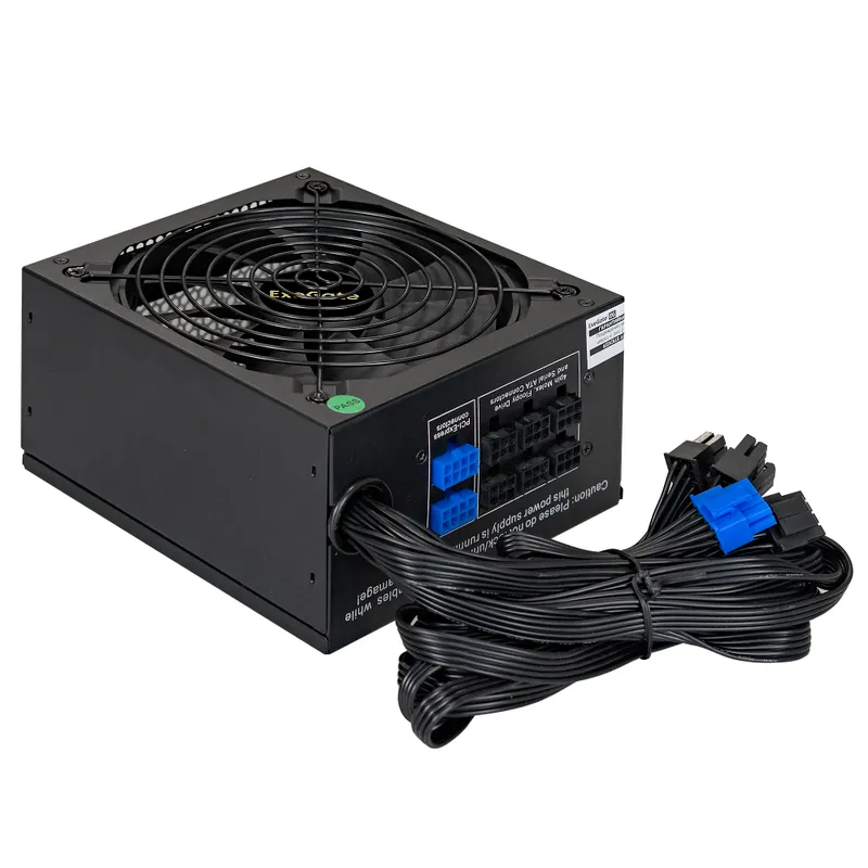 Серверный БП 700W ExeGate ServerPRO-700RADS (ATX, APFC+Dual Forward, КПД 80% (80 PLUS), 14cm silent fan, flat cables 24pin, 2x(4+4)pin, 6xPCI-E, 8xSATA, 4xIDE, Cable Management, black, кабель 220V в комплекте 1,2м, RTL)