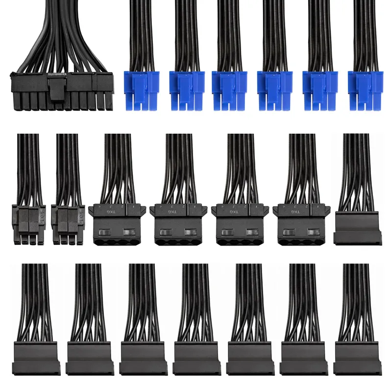 Серверный БП 700W ExeGate ServerPRO-700RADS (ATX, APFC+Dual Forward, КПД 80% (80 PLUS), 14cm silent fan, flat cables 24pin, 2x(4+4)pin, 6xPCI-E, 8xSATA, 4xIDE, Cable Management, black, кабель 220V в комплекте 1,2м, RTL)