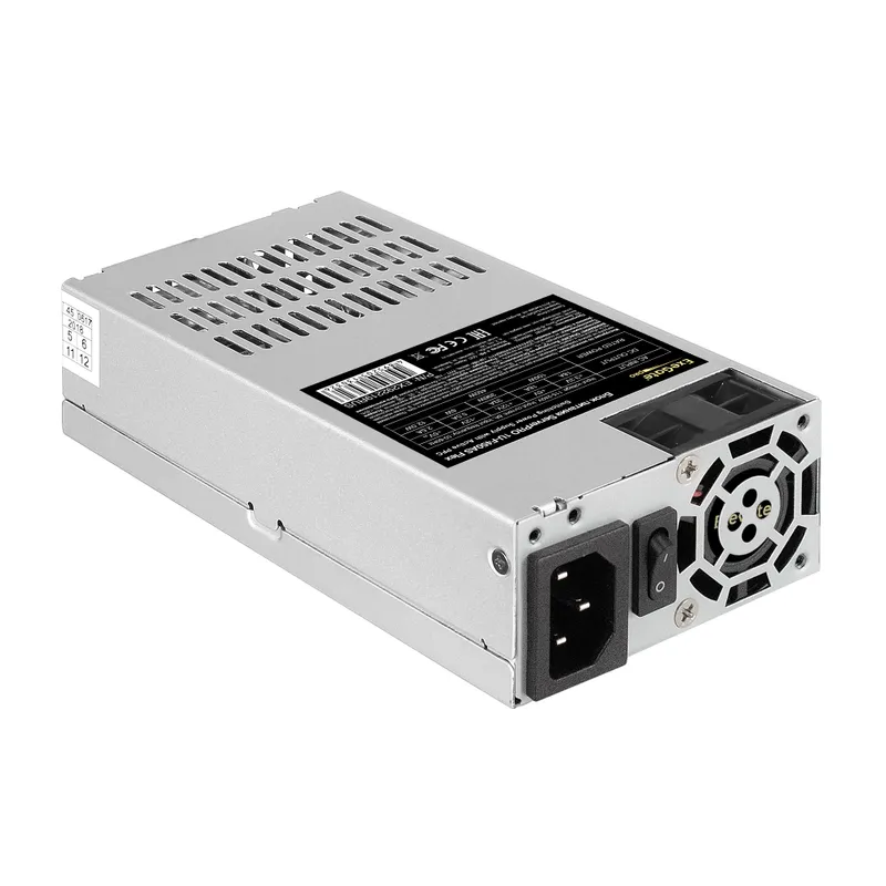 Серверный БП 450W ExeGate ServerPRO-1U-F450AS (Flex ATX, APFC+Dual Forward, КПД 80% (80 PLUS), 4cm fan, flat cables 24pin, (4+4)pin, PCI-E, 3xSATA, 2xIDE)