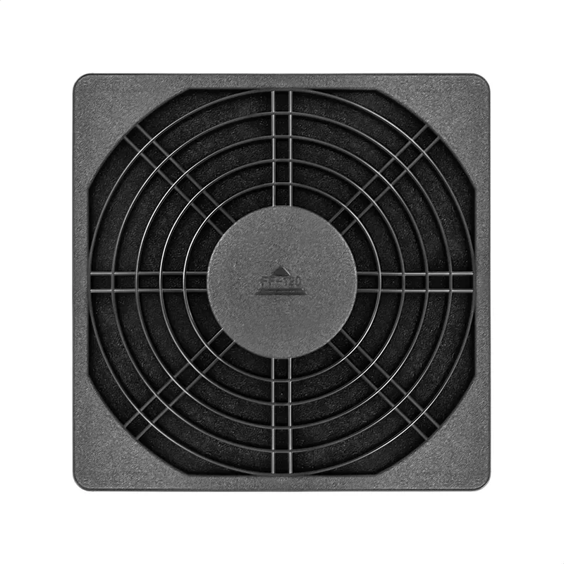 Решетка для вентилятора с фильтром 120x120 ExeGate EG-120PSFB (120x120 мм, пластиковая, квадратная, с пылевым фильтром, черная)