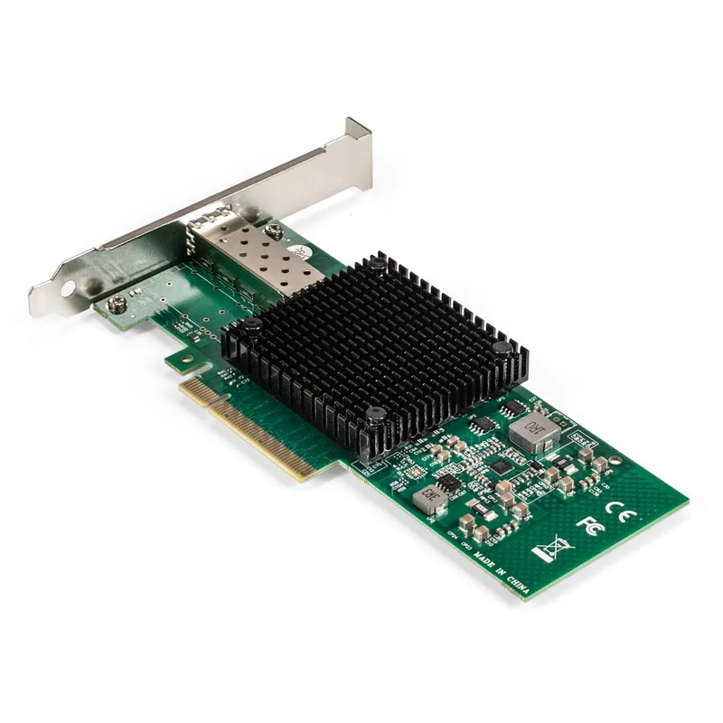 Сетевой адаптер ExeGate EXE-X520-DA1 (PCI-E x8 v2.0, порты 1x SFP+ 10Gb/s (10/5/2.5/1Gb/s, 100Mb/s), Server NIC Intel Chipset JL82599EN)