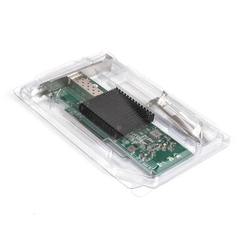 Сетевой адаптер ExeGate EXE-X520-DA1 (PCI-E x8 v2.0, порты 1x SFP+ 10Gb/s (10/5/2.5/1Gb/s, 100Mb/s), Server NIC Intel Chipset JL82599EN)