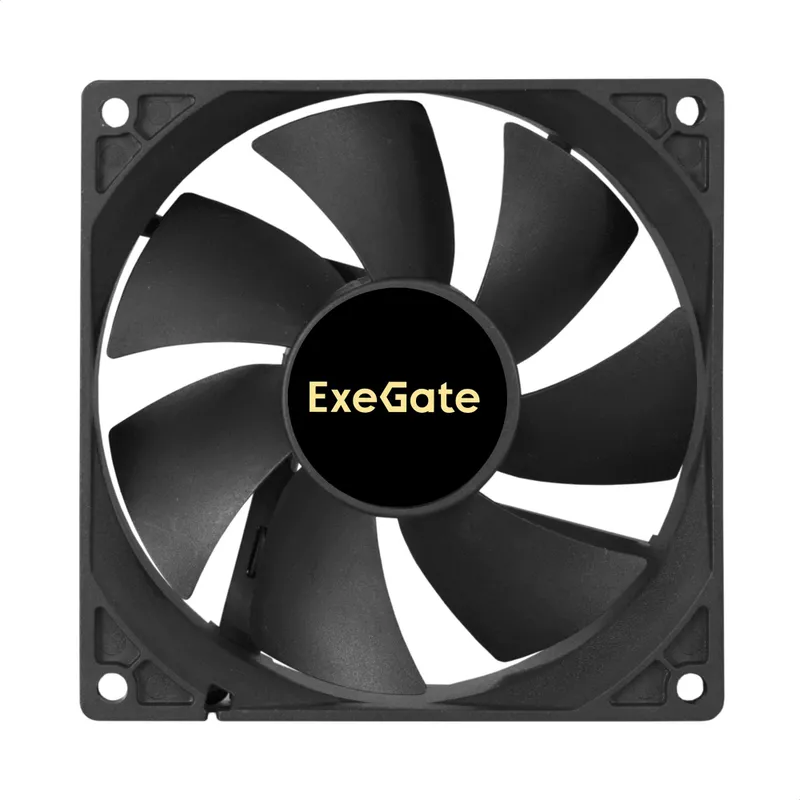 Вентилятор 12В DC ExeGate ExtraSilent ES09225S3P (92x92x25 мм, Sleeve bearing (подшипник скольжения), 3pin, 1800RPM, 21dBA)