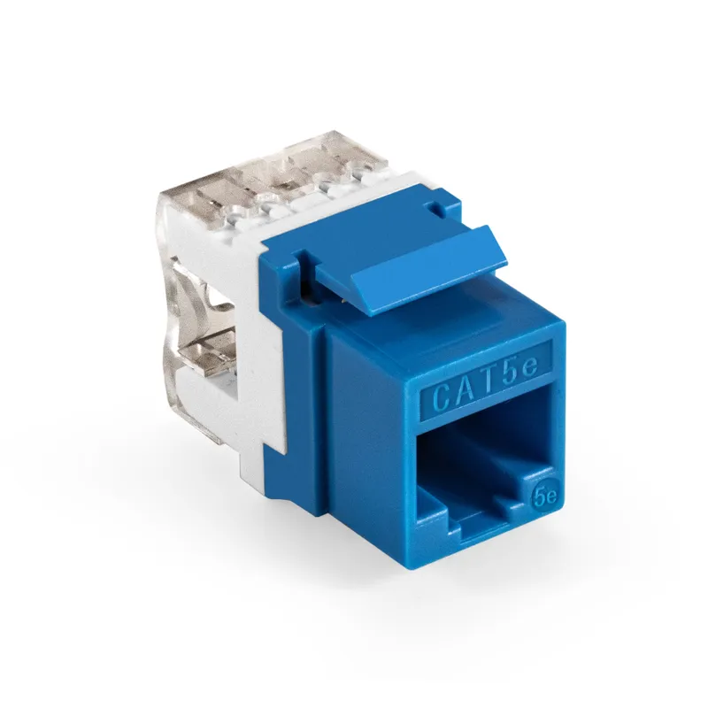 Модуль-вставка Keystone Jack RJ-45 ExeGate KJ-8P8C-U-C5e-180-Dual (Кат.5e, неэкранированная, 180 градусов, IDC Krone/110)