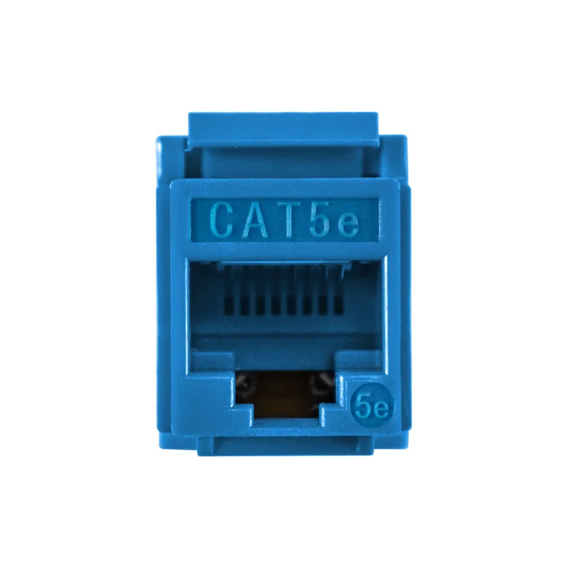 Модуль-вставка Keystone Jack RJ-45 ExeGate KJ-8P8C-U-C5e-180-Dual (Кат.5e, неэкранированная, 180 градусов, IDC Krone/110)