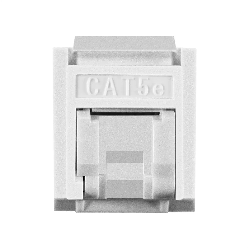 Модуль-вставка Keystone Jack RJ-45 ExeGate KJ-8P8C-U-C5e-180SH-Dual (Кат.5e, неэкранированная, 180 градусов, со шторками, IDC Krone/110)