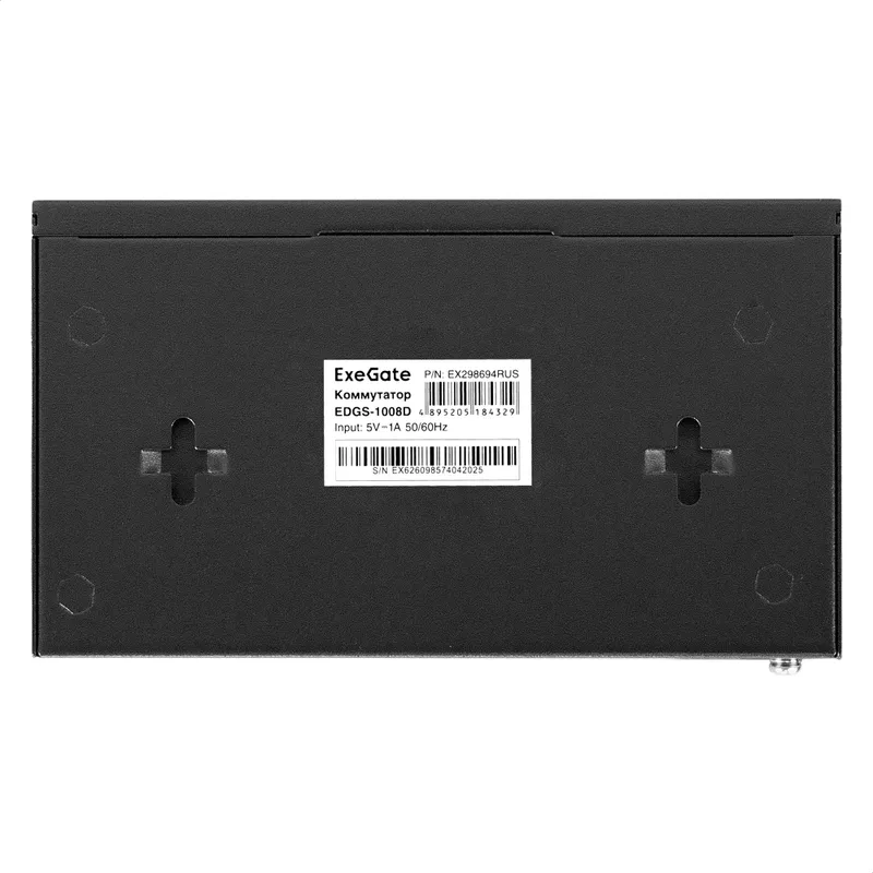 Коммутатор Exegate EDGS-1008D EX298694RUS (L2) 8x1Гбит/с неуправляемый