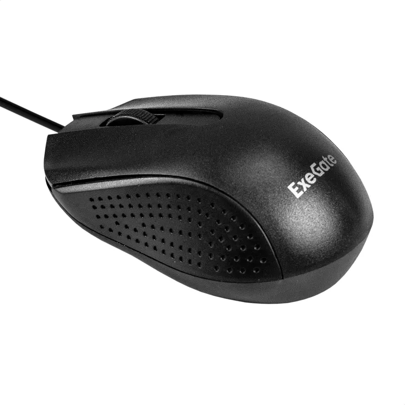 Мышь ExeGate Professional Standard SH-8012L (USB, оптическая, 1000dpi, 3D, 3 кнопки и колесо прокрутки, длина кабеля 2м, черная, Color Box)