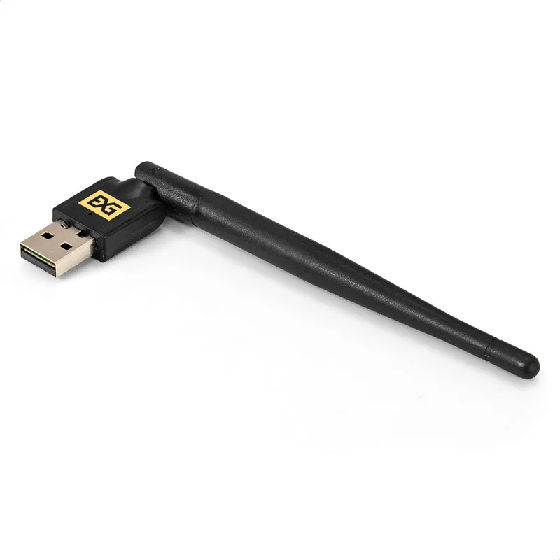 Сетевой адаптер Wi-Fi 4 ExeGate ETL-WN722N-2 (Беспроводной USB адаптер, Wi-Fi N (b/g/n), чипсет Realtek8188, до 150 Мбит/с на 2,4 ГГц, внешняя 4dBi антенна, USB 2.0)