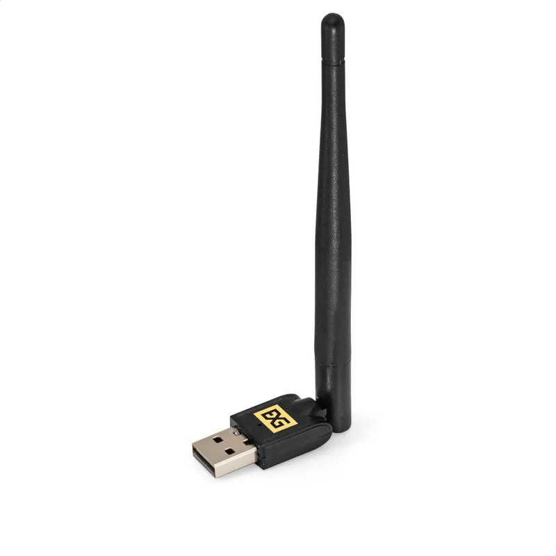 Сетевой адаптер Wi-Fi 4 ExeGate ETL-WN722N-2 (Беспроводной USB адаптер, Wi-Fi N (b/g/n), чипсет Realtek8188, до 150 Мбит/с на 2,4 ГГц, внешняя 4dBi антенна, USB 2.0)
