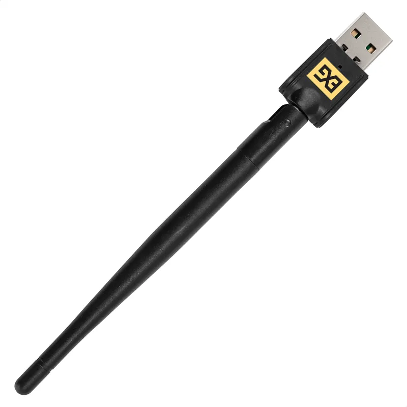 Сетевой адаптер Wi-Fi 4 ExeGate ETL-WN722N-2 (Беспроводной USB адаптер, Wi-Fi N (b/g/n), чипсет Realtek8188, до 150 Мбит/с на 2,4 ГГц, внешняя 4dBi антенна, USB 2.0)