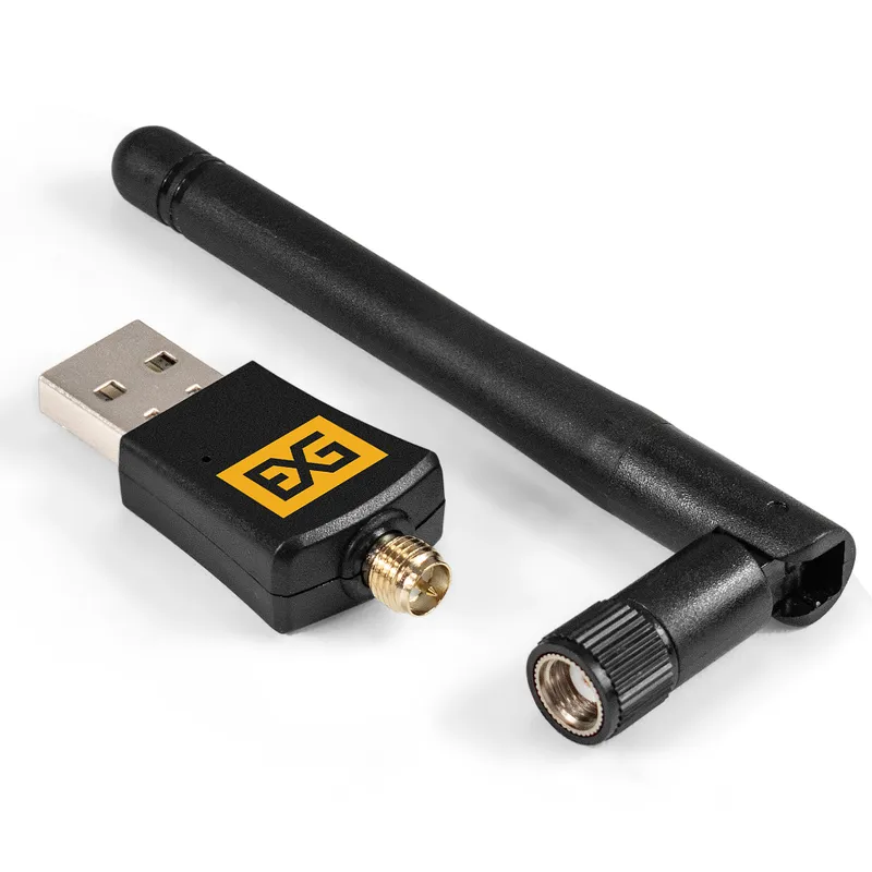 Сетевой адаптер Wi-Fi 5 двухдиапазонный ExeGate EX-W5-T2U Plus-AC650 (Wi-Fi AC (a/b/g/n/ac), чипсет Realtek8811, 2.4 ГГц до 200 Мбит/с + 5 ГГц до 433 Мбит/с, внешняя съемная 2dBi антенна, USB 2.0)