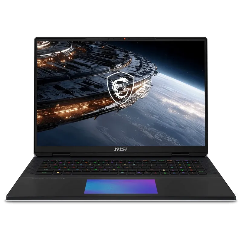 MSI Titan 18 HX A2WJ Ultra9 290HX 18" 16:10 UHD+ (3840x2400)240Hz DDR5 64GB (32GB*2),2TB SSD,NV RTX 5090 (24GB GDDR7),99Whr,3,6kg,2y,Win11Home,Black