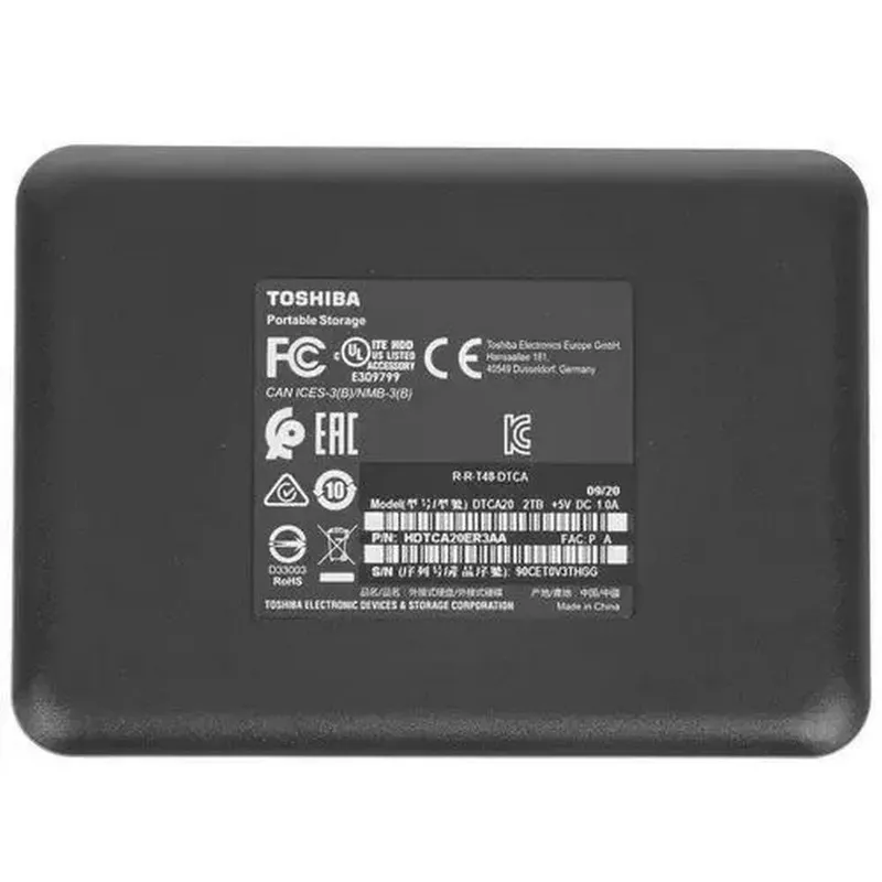 Жесткий диск внешний Toshiba HDTCA20ER3AA/HDTCA20ER3AAU Canvio Advance 2ТБ 2.5" USB 3.0 красный HDTCA20ER3AA