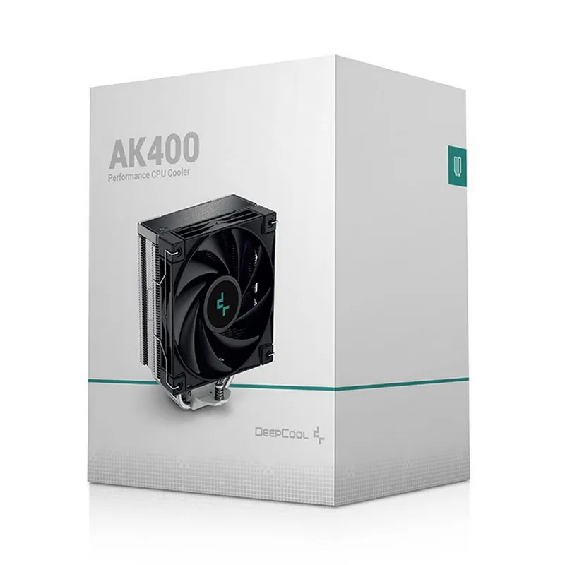 Вентилятор Deepcool AK400 (Height 155mm, 6mm x 4pcs, Fan 120mm, 500;1850RPM ±10%, < 29 dB(A), 4-pin PWM, TDP 220W, Al+Cu, Screw, Socket AMD AM5/AM4, Intel LGA1700/1200/115x) {18} (727446)
