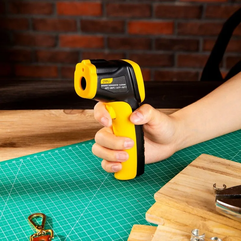 Термометр Deli Инфракрасный пирометр DL333380 -30…380°C