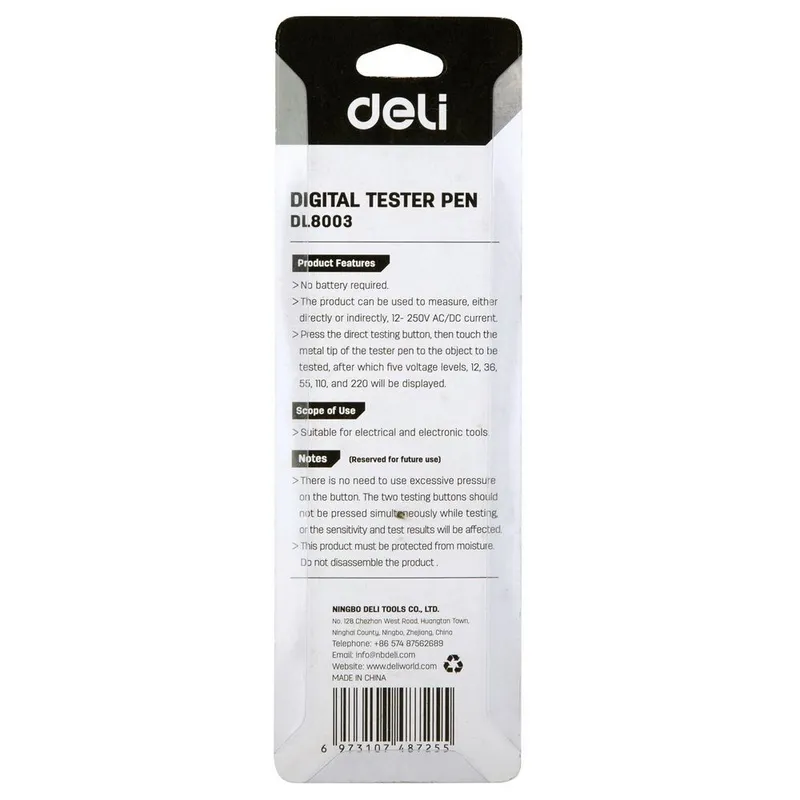Тестер Deli DL8003