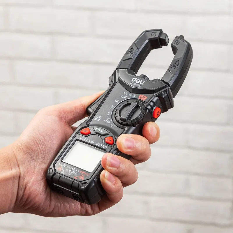  Токоизмерительные клещи цифровые Deli DL334203