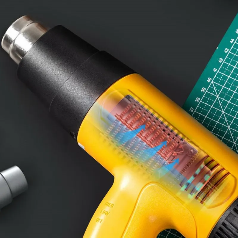 Фен технический Deli DL391201 (2000Вт, рабочая температура 400/600 град.)