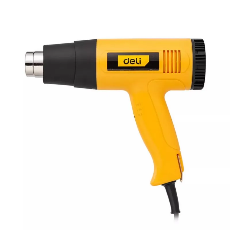 Фен технический Deli DL391202 (2000Вт, рабочая температура 100...650 град.)