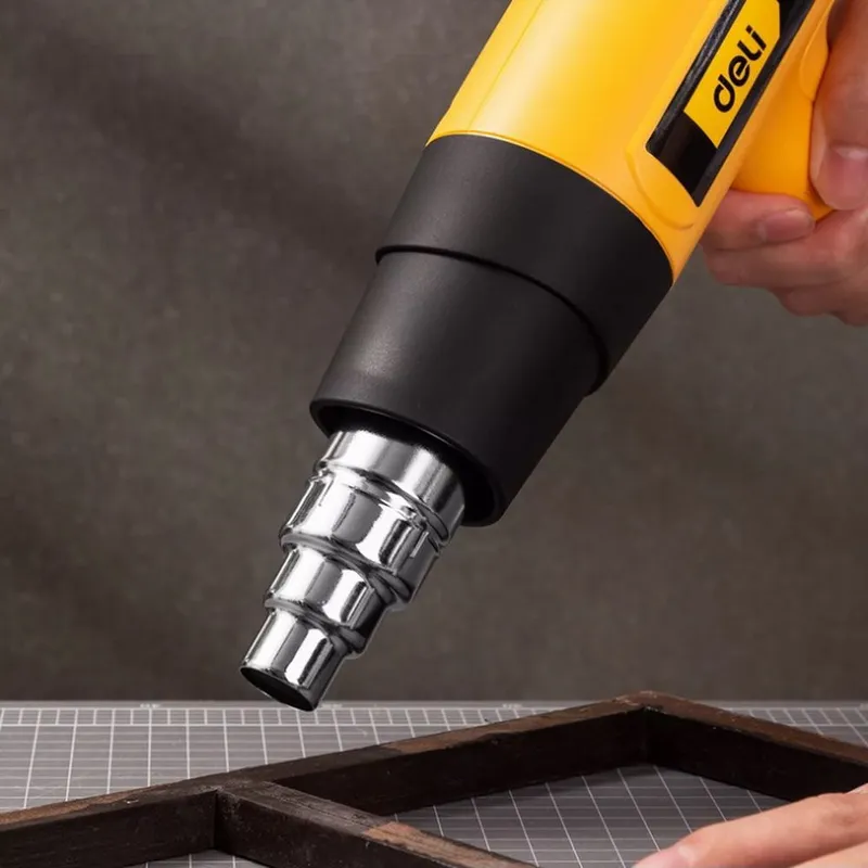 Фен технический Deli DL391202 (2000Вт, рабочая температура 100...650 град.)