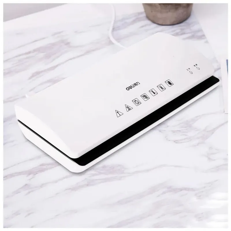 Ламинатор Deli Film width: A4Laminate speed: 250mm/min  Film range: 70-125mic Thickness: about 3min