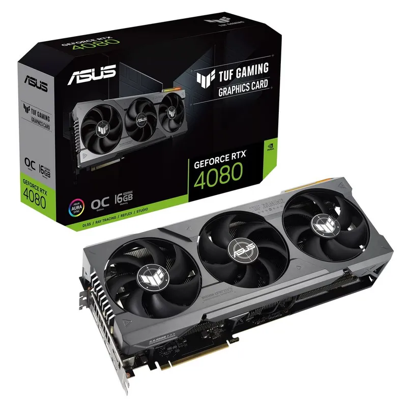 Видеокарта ASUS TUF-RTX4080-O16G-GAMING /RTX4080,HDMI*2,DP*3,16G,D6X (90YV0IB0-M0NA00) /RTX4080,HDMI*2,DP*3,16G,D6X (90YV0IB0-M0NA00) (950721)