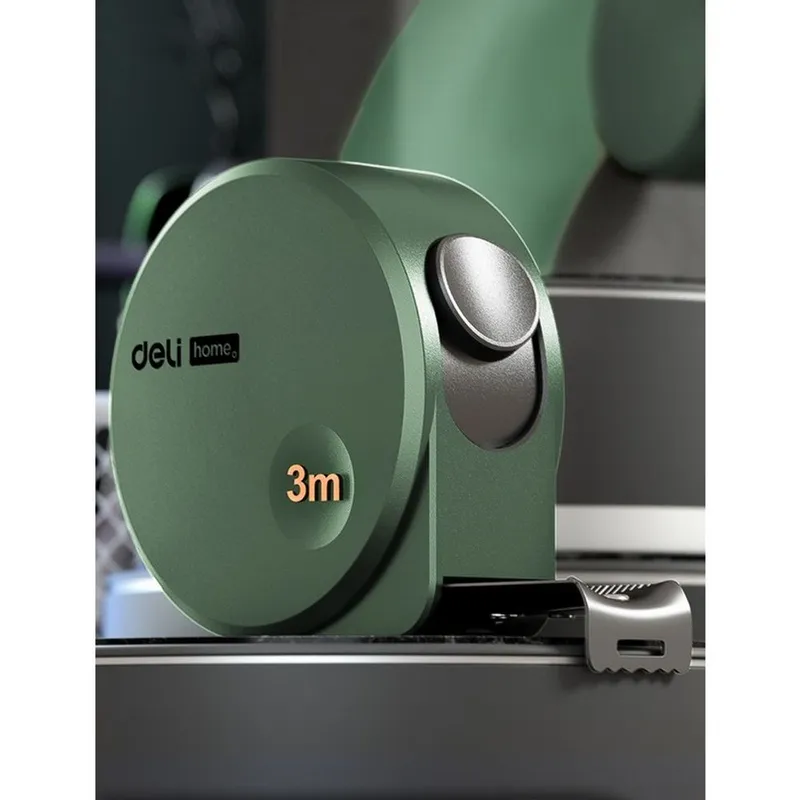  Рулетка Home Series Green HT8316L 3м х 16мм, эксклюзивный дизайн, корпус - высококачественный софттач пластик