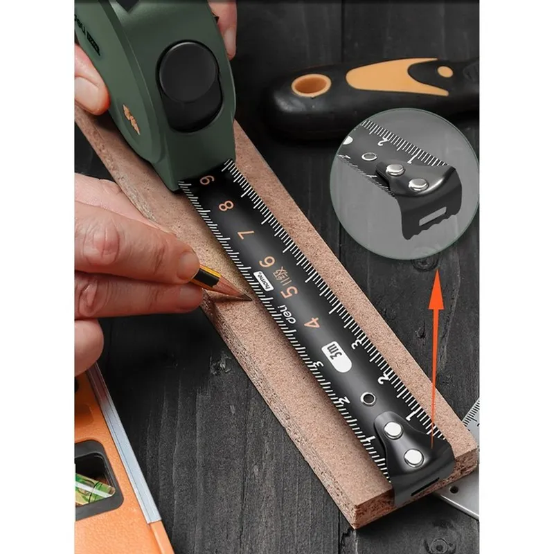  Рулетка Home Series Green HT8316L 3м х 16мм, эксклюзивный дизайн, корпус - высококачественный софттач пластик