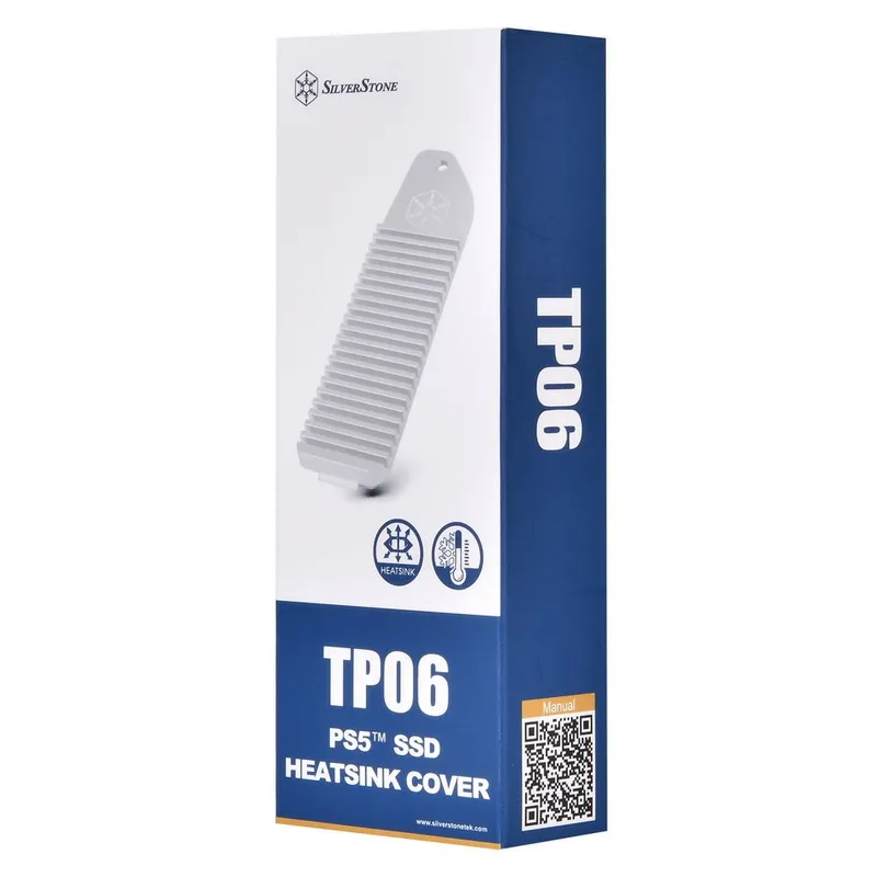 Аксессуары Silverstone G560TP06S000020 Крышка радиатора твердотельного накопителя PS5 M.2