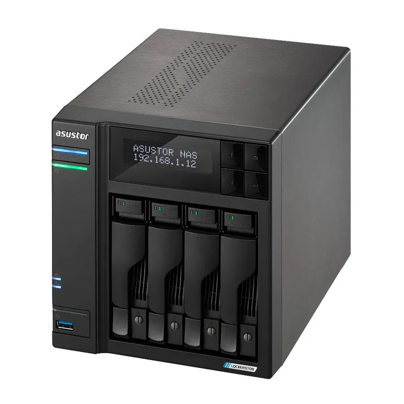 Платформа СХД ASUSTOR AS6704T 4 Bay (Max.12) 4xM.2 2x2.5GLAN 4GB (Max.16GB) DDR4 2xUSB HDMI (90IX01N1-BW3S40)