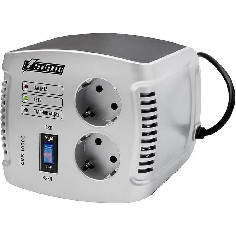 Стабилизатор напряжения Powerman AVS 1000 C (6090626) (944621)