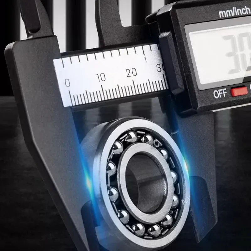  Электронный штангенциркуль Deli DL90150 150мм, метрическая/дюймовая конвертация, пластик, светодиодный дисплей