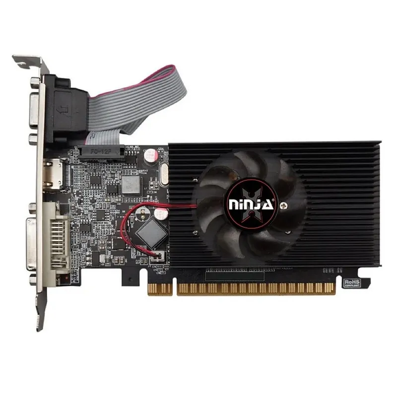 Видеокарта Ninja (Sinotex) GT710 2GB 64bit DDR3 VGA DVI HDMI 1FAN LP RTL