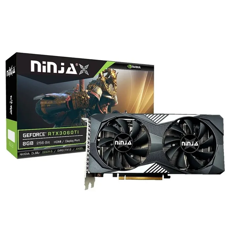 Видеокарта Ninja (Sinotex) RTX3060Ti 8GB GDDR6 256bit 3xDP HDMI 2FAN RTL