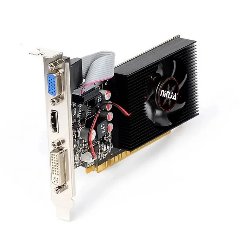 Видеокарта Ninja (Sinotex) R5 230 2GB DDR3 64bit VGA DVI HDMI 1FAN LP RTL