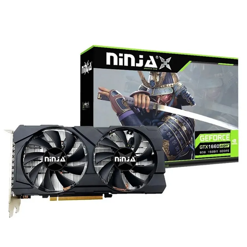 Видеокарта Ninja (Sinotex) GTX1660 SUPER 6GB GDDR6 192bit DVI DP HDMI 2FAN 