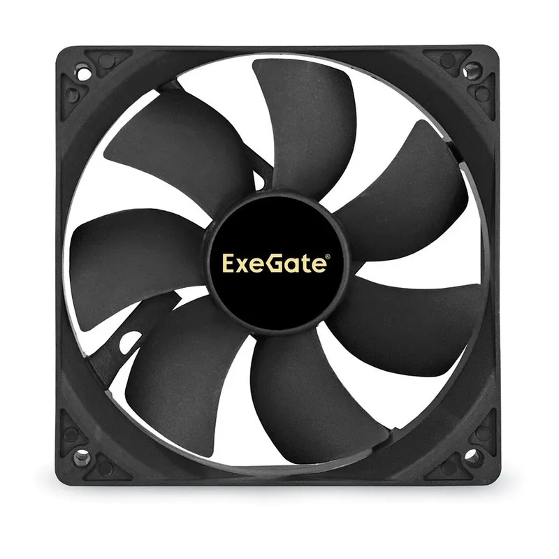 Вентилятор Exegate Вентилятор ExeGate ExtraPower EP12025SM (EX283395RUS) 120x120x25 мм, Sleeve bearing (подшипник скольжения), Molex, 1800RPM, 25dBA