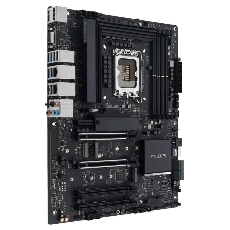 Материнская плата ASUS PRO WS W680-ACE LGA1700 ATX 4xDDR5 4xPCIEx16 PCIEx1 3xM.2 USB-C DP HDMI VGA 2х2.5GLAN 