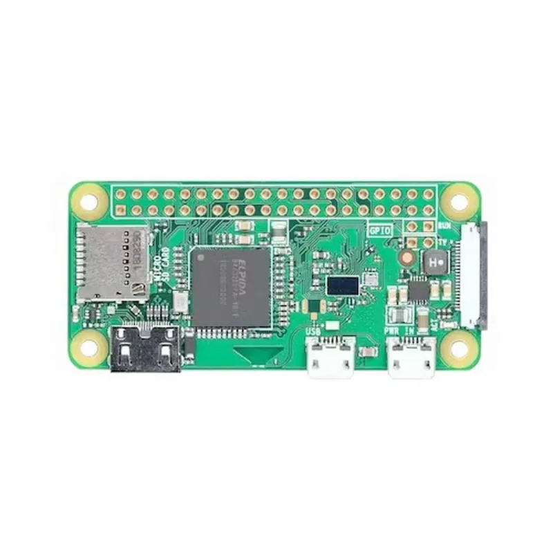 Одноплатный компьютер Raspberry Pi Zero W 1GHz single-core CPU, 512MB RAM, Mini HDMI port, Micro USB OTG port, Micro USB power, HAT-compatible 40-pin header, Composite video and reset headers, 
CSI camera connector, 802.11 b/g/n wireless LAN(MBZ)