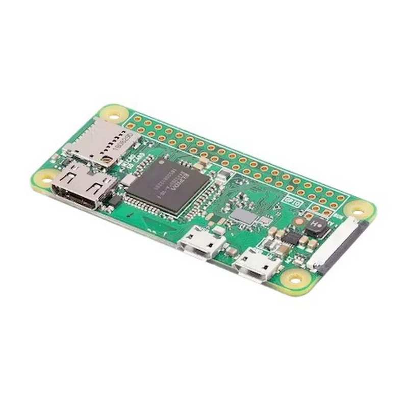 Одноплатный компьютер Raspberry Pi Zero W 1GHz single-core CPU, 512MB RAM, Mini HDMI port, Micro USB OTG port, Micro USB power, HAT-compatible 40-pin header, Composite video and reset headers, 
CSI camera connector, 802.11 b/g/n wireless LAN(MBZ)
